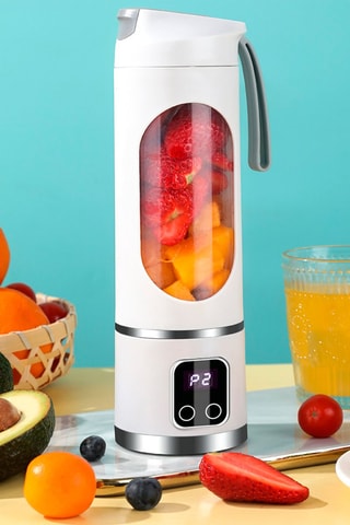 Blender en silicone et acier inoxydable - 45 cl - 50 W - Blanc