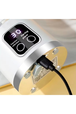 Blender en silicone et acier inoxydable - 45 cl - 50 W - Blanc