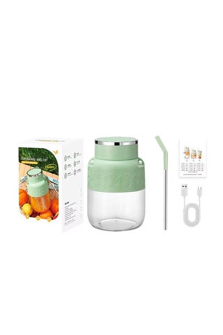 Blender en silicone et acier inoxydable - 60 W - Vert