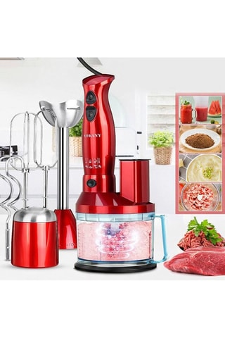 Mixeur - 0,7 l - Rouge - Rouge