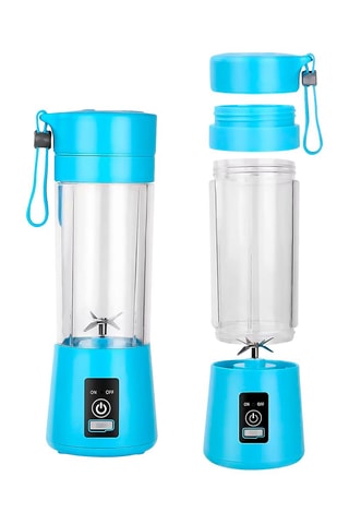 Blender en silicone et acier inoxydable - 40 W - Bleu