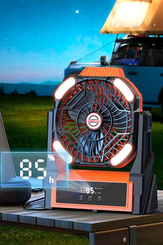 Ventilateur de table - 1-6 W - 9-20 h d'autonomie