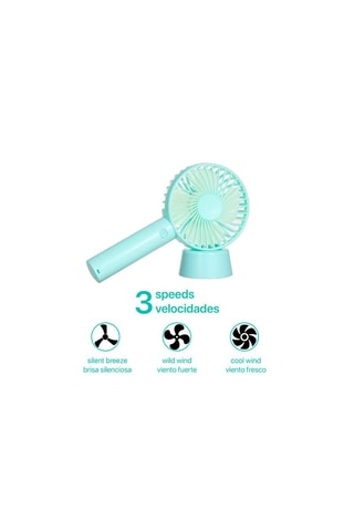 Mini ventilateur de table ou à main rechargeable