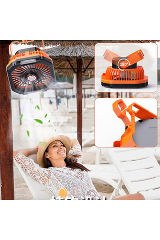 Ventilateur de table - 6 W - 15 h d'autonomie