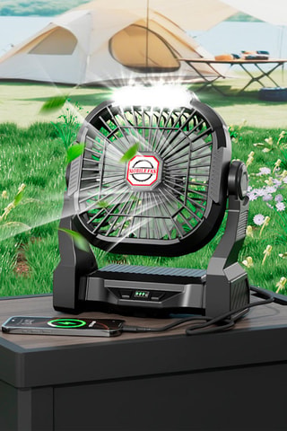Ventilateur de table - 15 W - 15 h d'autonomie