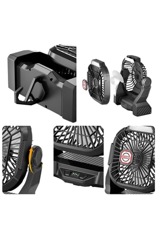 Ventilateur de table - 15 W - 15 h d'autonomie