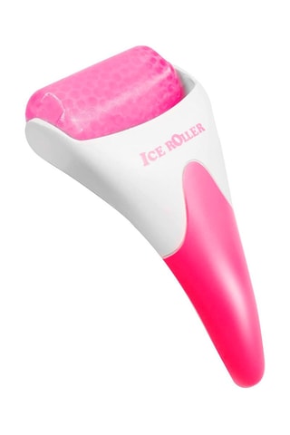 Rouleau à glace facial Rose et blanc