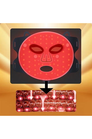 Masque de luminothérapie LED - Traitement infrarouge - Visage