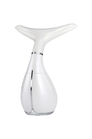 Masseur ultrasonique LED - Blanc - Visage & cou
