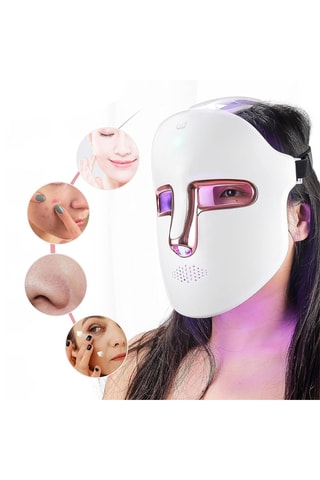 Máscara facial LED - Branco