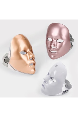 Máscara facial tátil tratamento luz LED