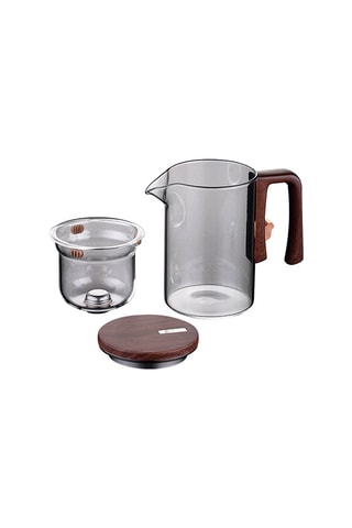 Théière en verre borosilicate et acier inoxydable - 52 cl