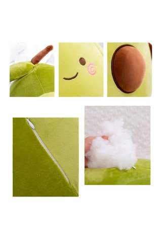 Coussin en velours - 35 cm - Vert