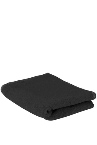 Serviette absorbante en microfibre - 45 x 30 cm. - Noir