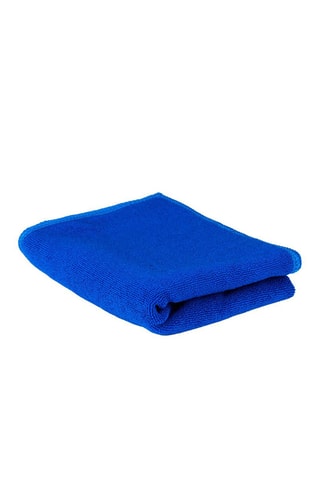 Serviette microfibre absorbante - 45 x 30 cm - Bleu