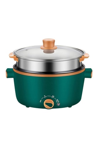 Marmite vapeur électrique multifonction - Vert - 2,5 l