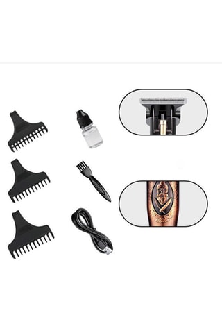 Tondeuse à cheveux & barbe - 1200 mAh - Doré