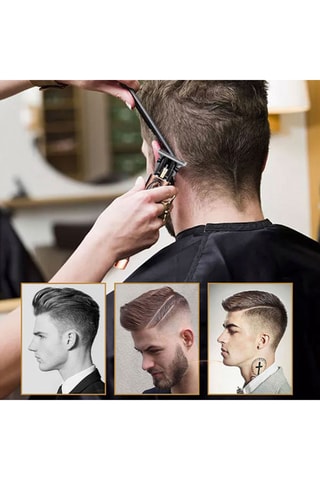 Tondeuse à cheveux & barbe - 1200 mAh - Doré