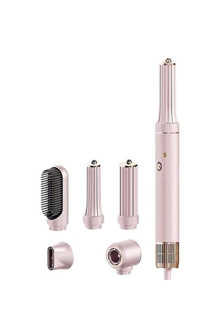 Appareil capillaire ionique 5-en-1 - 1300 W - Rose