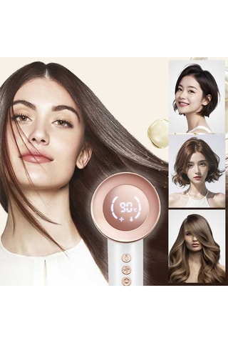 Sèche-cheveux ionisant - Gris - 1500 W