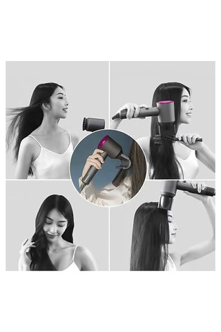Sèche-cheveux ionique - 1600 W - Noir