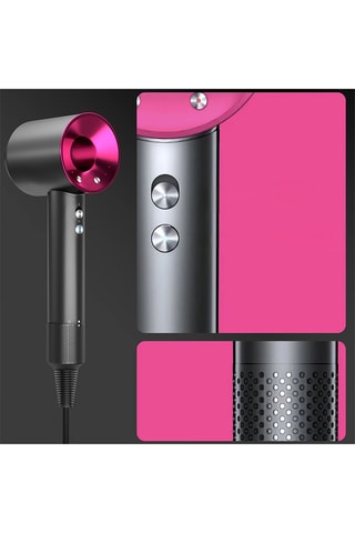 Sèche-cheveux ionique - 1600 W - Noir