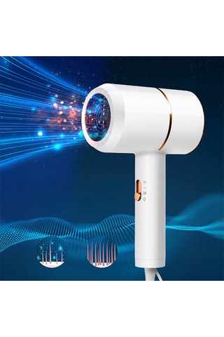 Sèche-cheveux ionique - Blanc - 800 W
