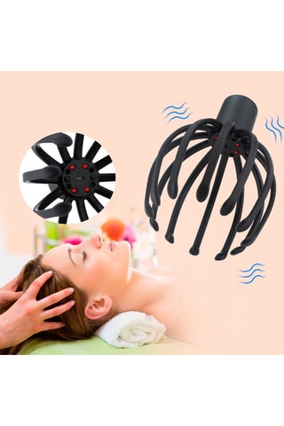 Aparelho de massagem para cabeça elétrico Octopus