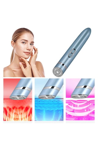 Appareil de massage pour le visage - Bleu