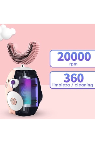 Brosse à dents électrique 360° - Enfant - Bleu