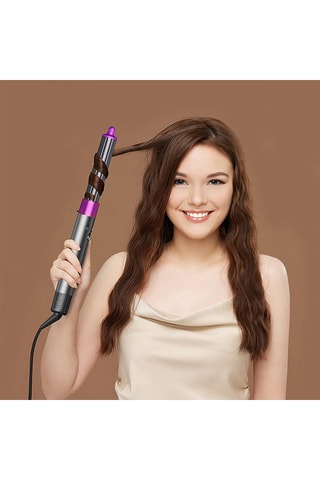 Brosse à air chaud multifonction - 6 embouts - Cheveux