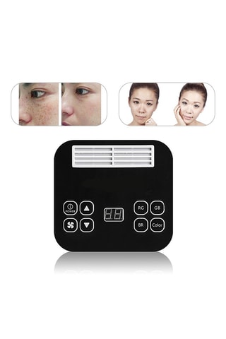 Appareil de rajeunissement par luminothérapie LED - Visage - Blanc