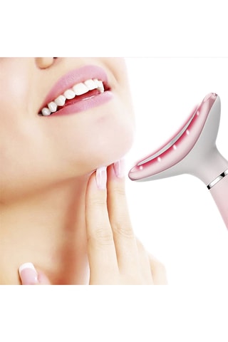 Appareil de massage LED ultrasonique - Visage & cou