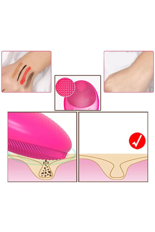 Brosse nettoyante visage en silicone