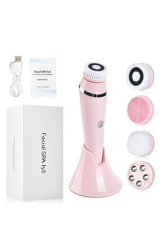 Brosse nettoyante électrique - Rose - Visage