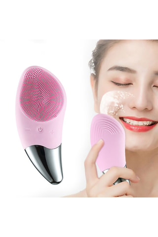 Brosse nettoyante électrique - Visage - Rose