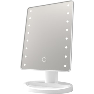 Miroir LED tactile - 180° - Blanc