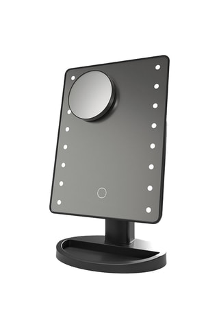 Miroir LED tactile - 180° - Noir