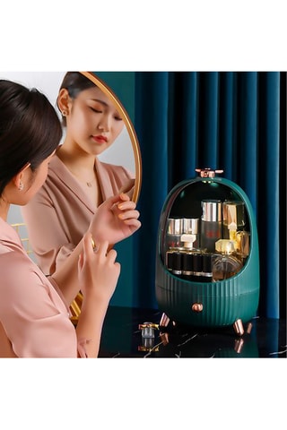 Rangement maquillage avec lumière