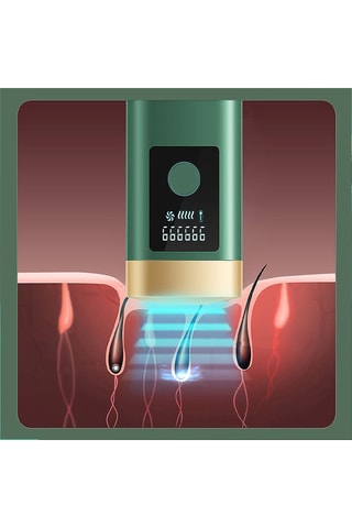 Épilateur à lumière pulsée - Vert - Visage & corps