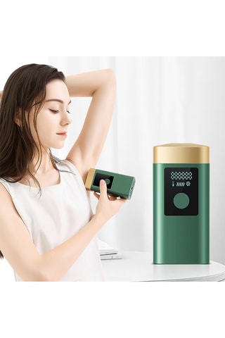 Épilateur à lumière pulsée - Vert - Visage & corps