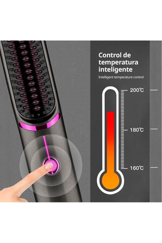 Lisseur - 160-200 °C - Revêtement céramique - 50-60 min d'autonomie