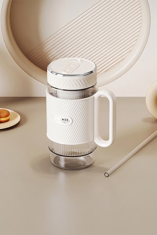Blender en acier inoxydable - 350 ml - 80 W - 40 s d'autonomie