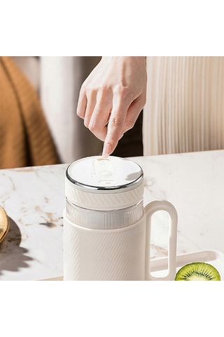 Blender en acier inoxydable - 350 ml - 80 W - 40 s d'autonomie