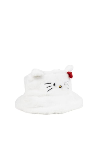Cappello da pescatore Hello Kitty Sanrio - Bianco