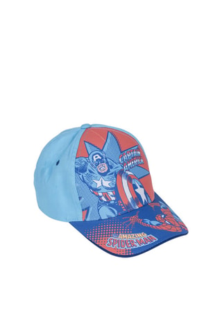 Cappellino Spider-Man e Capitan America Avengers Marvel - Blu