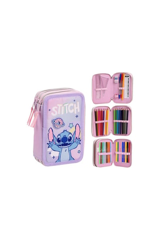Astuccio con accessori Stitch Lilo e Stitch Disney - 29 pezzi - Multicolore