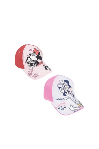 Cappellino Minni Disney - Bianco, blu, giallo e rosa