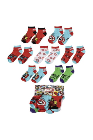 7 paia di calze Avengers Marvel - Multicolore