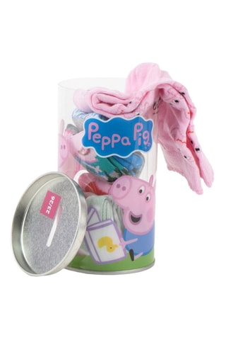 4 paia di calze Peppa Pig - Verde, rosa e grigio